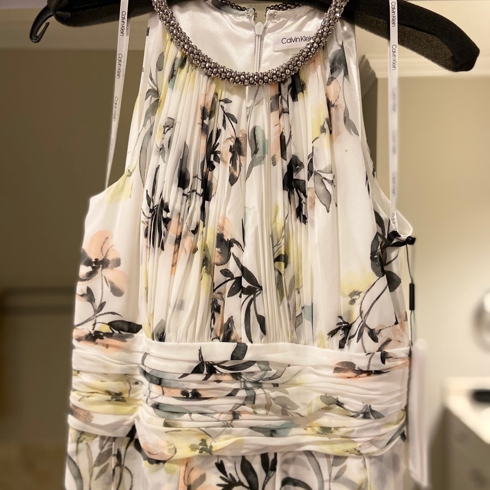 Calvin Klein Maxi Dress NWT SZ 6 FREE SHIP